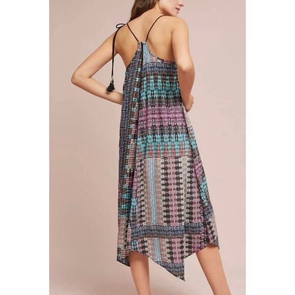 AKEMI + KIN Anthropologie Riviera Tassle cotton patchwork print womans sixe XS - Picture 12 of 16